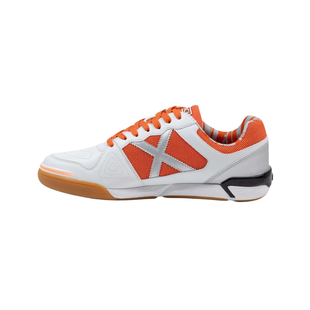 Chuteira Futsal One Laranja / Prata
