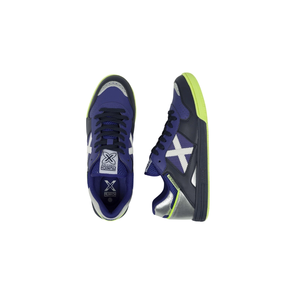 Miniatura 5.0 de Chuteira Futsal Continental V2 Azul Munich