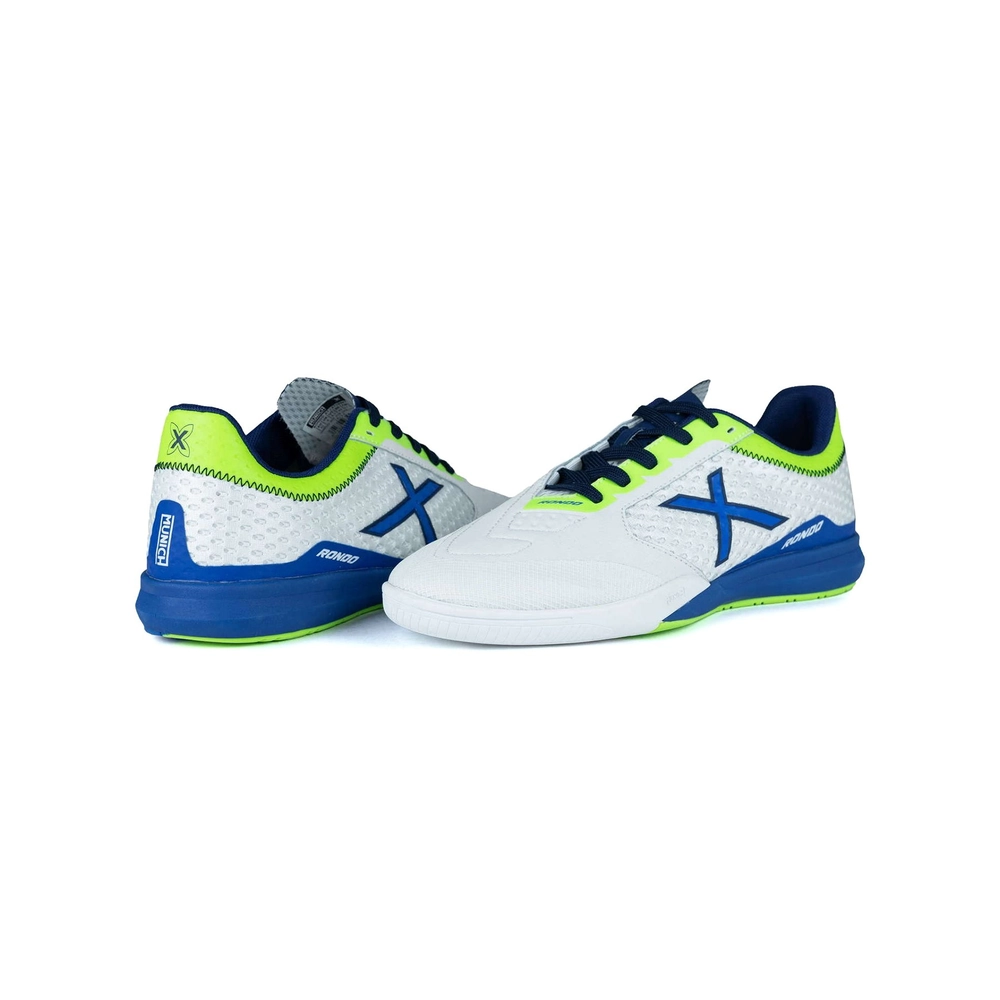 Miniatura 5.0 de Chuteira Futsal Rondo Branco Munich