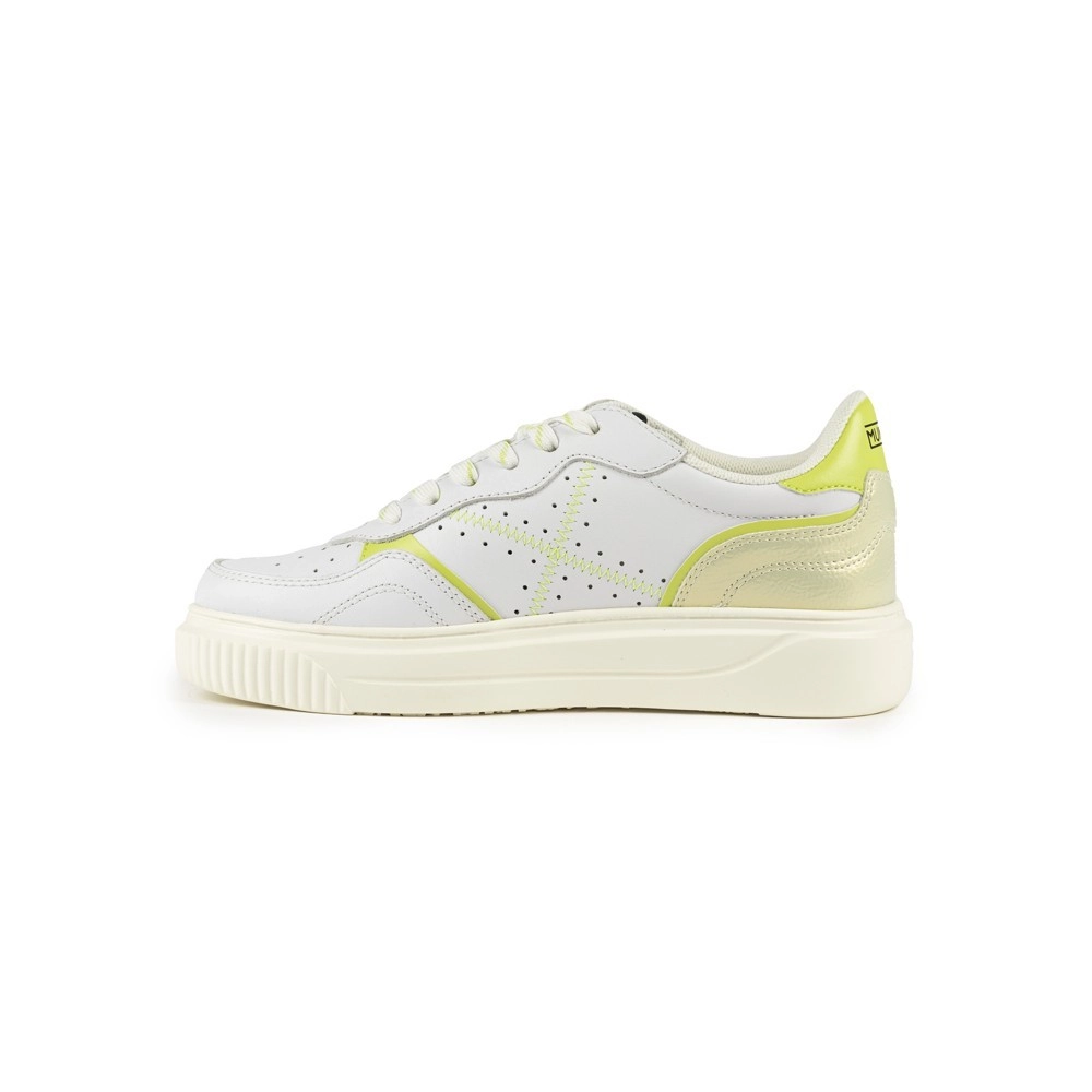 T&ecirc;nis Feminino Suggar Branco / Amarelo
