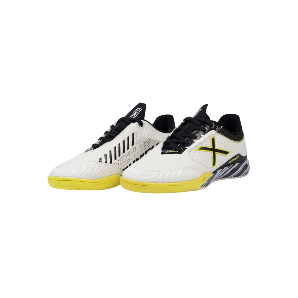 Miniatura 4.0 de Chuteira Futsal Rondo Branco/Preto Munich