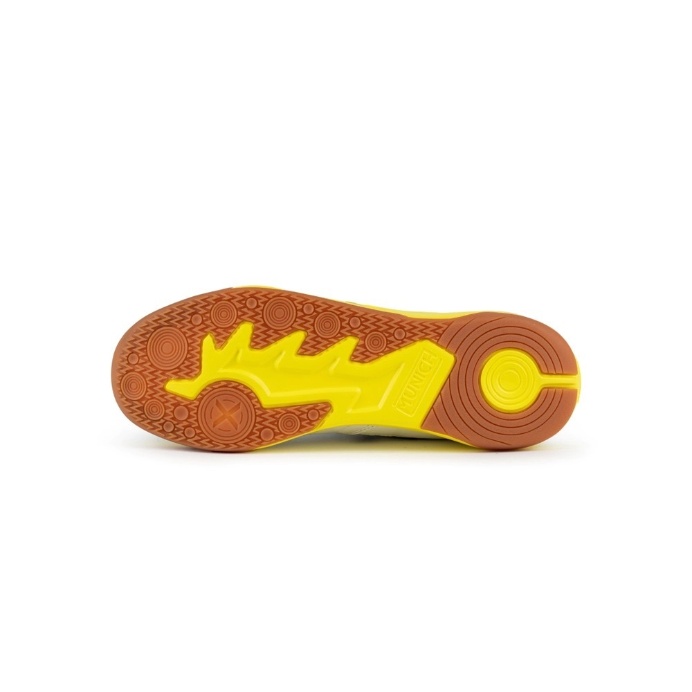 Miniatura 4.0 de Chuteira Futsal Gresca 2.0 Branco/Amarelo Munich