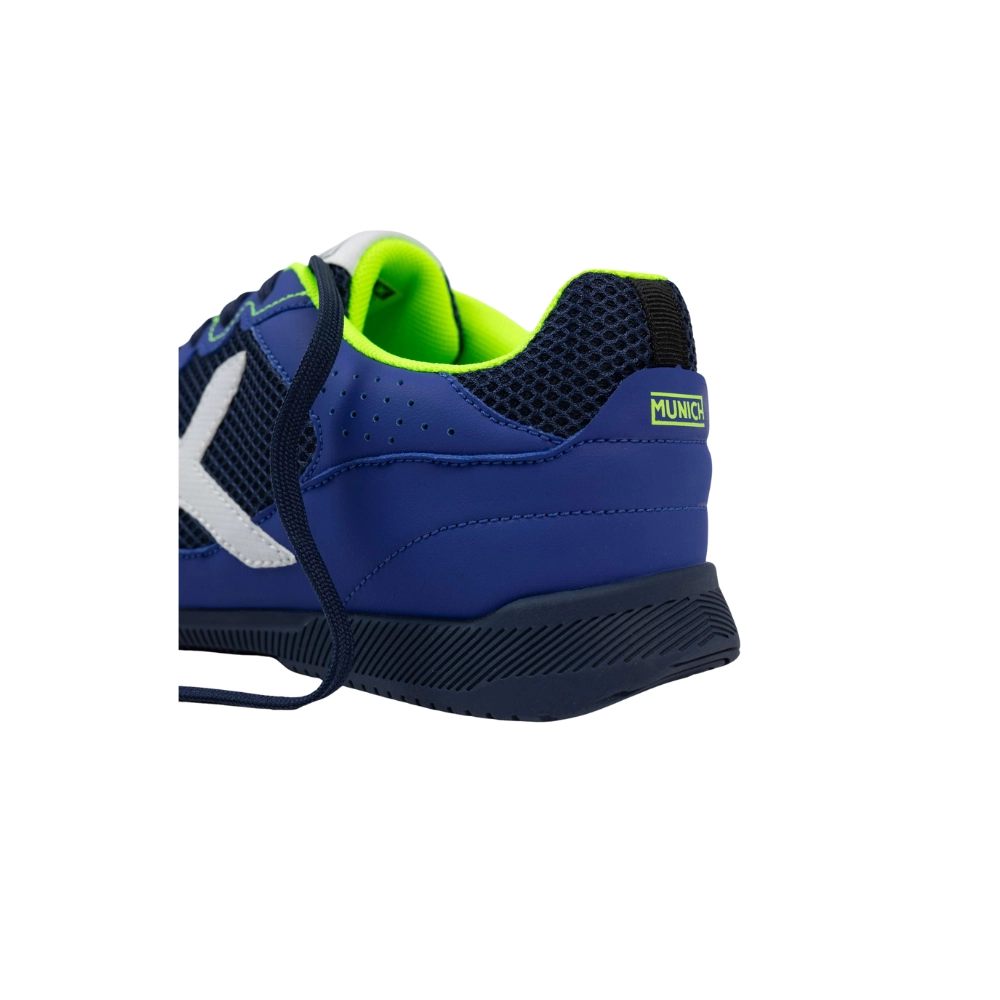 Miniatura 6.0 de Chuteira Futsal Debut Azul/Verde Munich