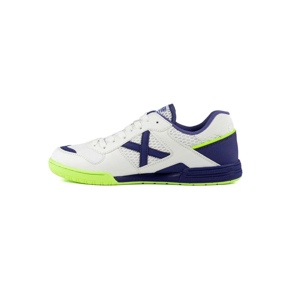 Chuteira Futsal Continental V2 Branco / Azul