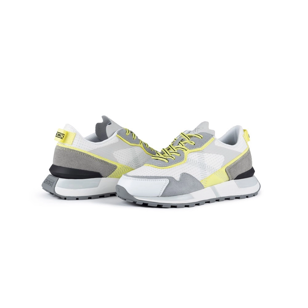 Miniatura 3.0 de T&ecirc;nis Feminino Pulsar Branco/Amarelo Munich