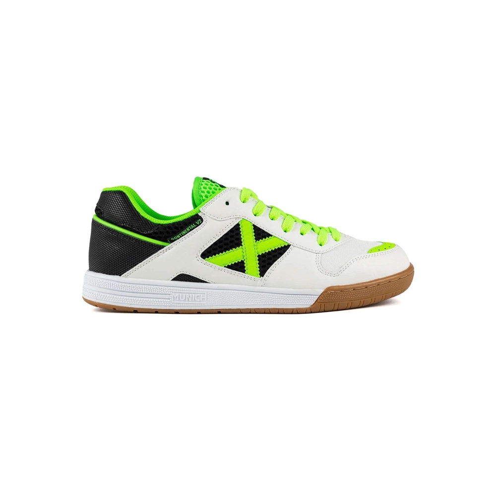 Chuteira Futsal Continental V2 Branco / Preto