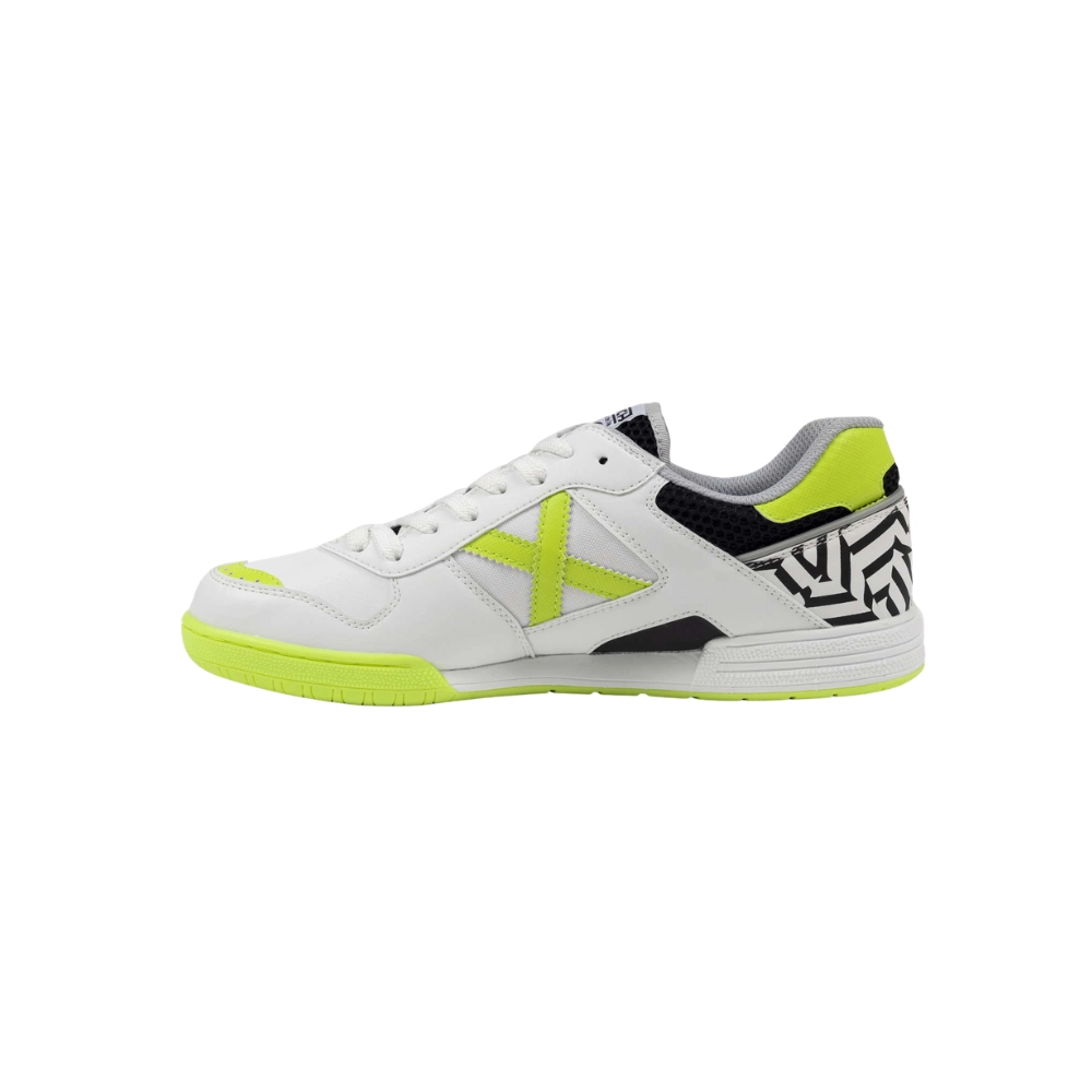 Chuteira Futsal Continental V2 Branco / Amarelo
