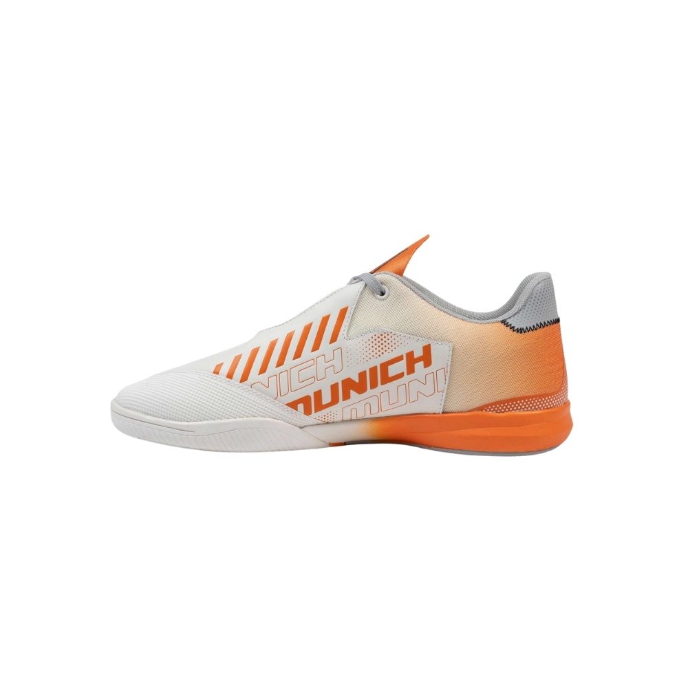 Chuteira Futsal Rondo Cinza / Laranja