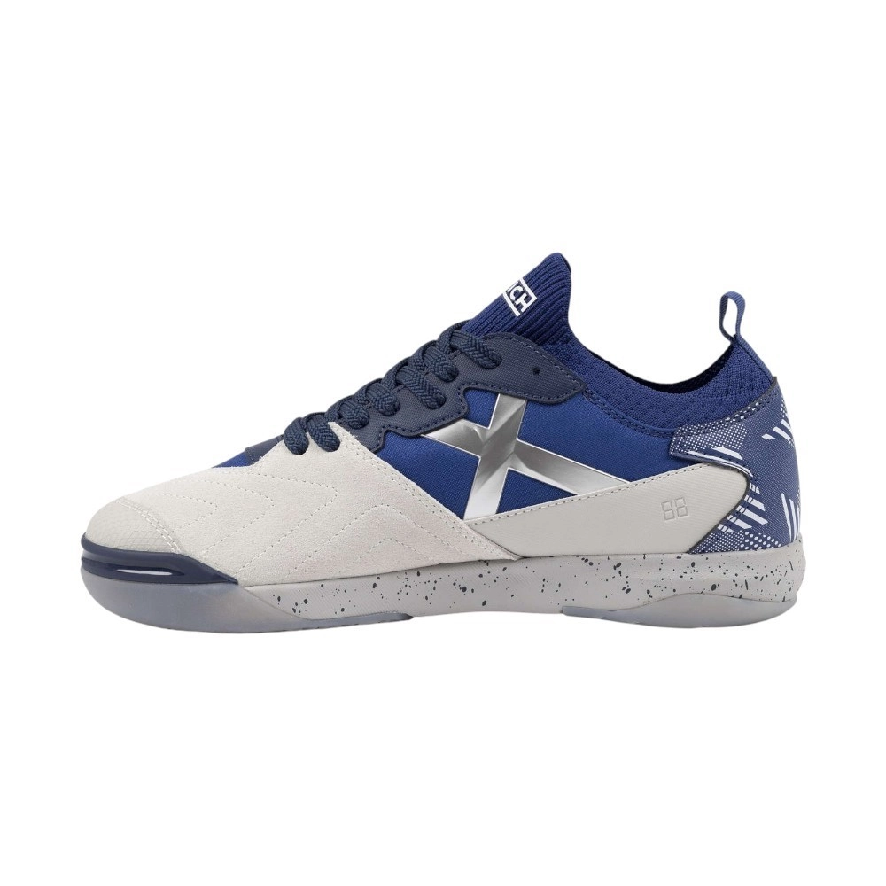 Chuteira Futsal Gresca 2.0 Azul / Prata