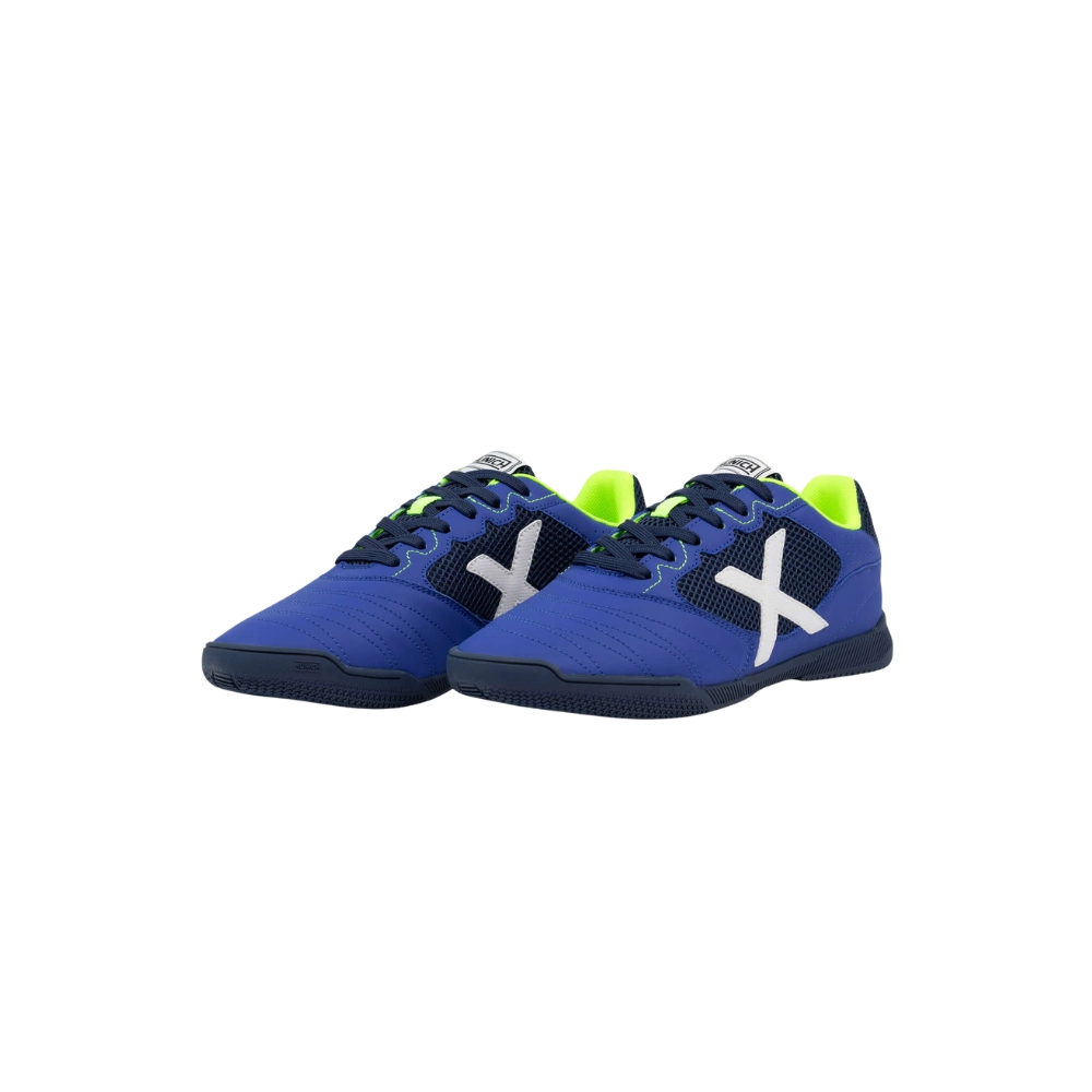 Miniatura 4.0 de Chuteira Futsal Debut Azul/Verde Munich