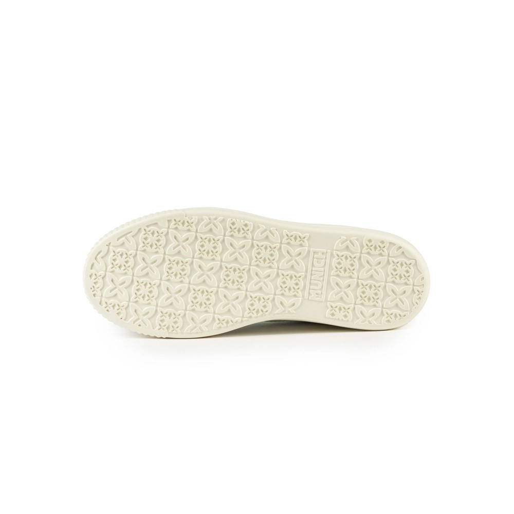 Miniatura 5.0 de T&ecirc;nis Feminino Suggar Branco/Amarelo Munich