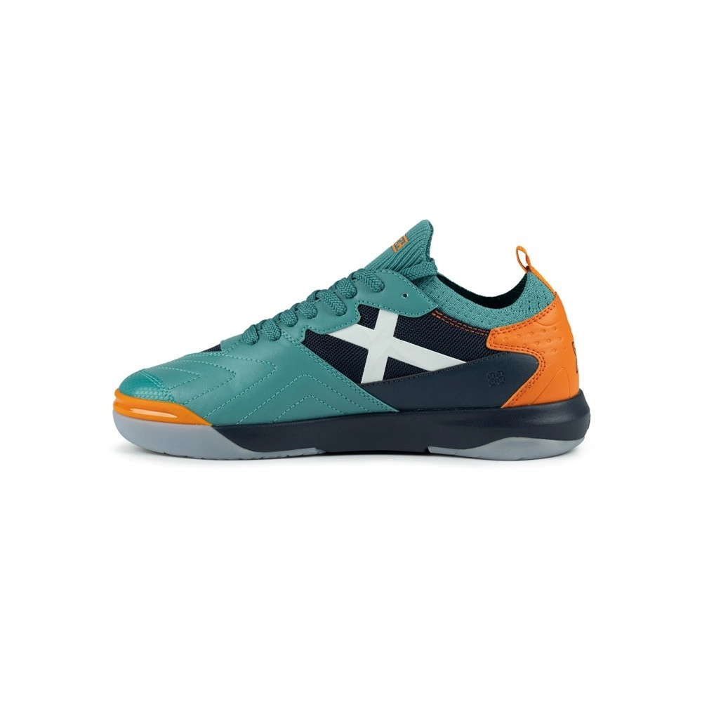 Chuteira Futsal Gresca 2.0 Verde / Laranja