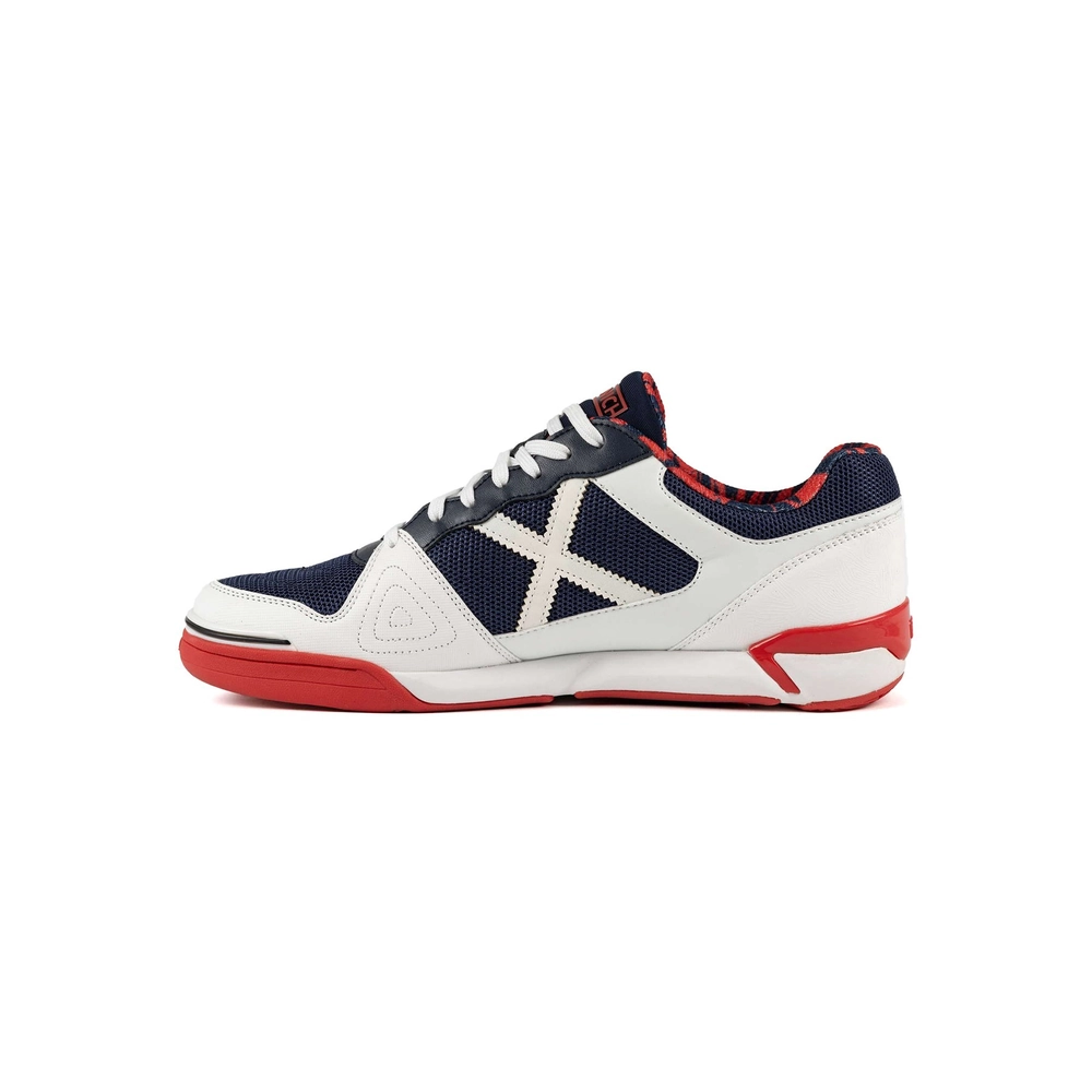 Chuteira Futsal One Branco / Azul