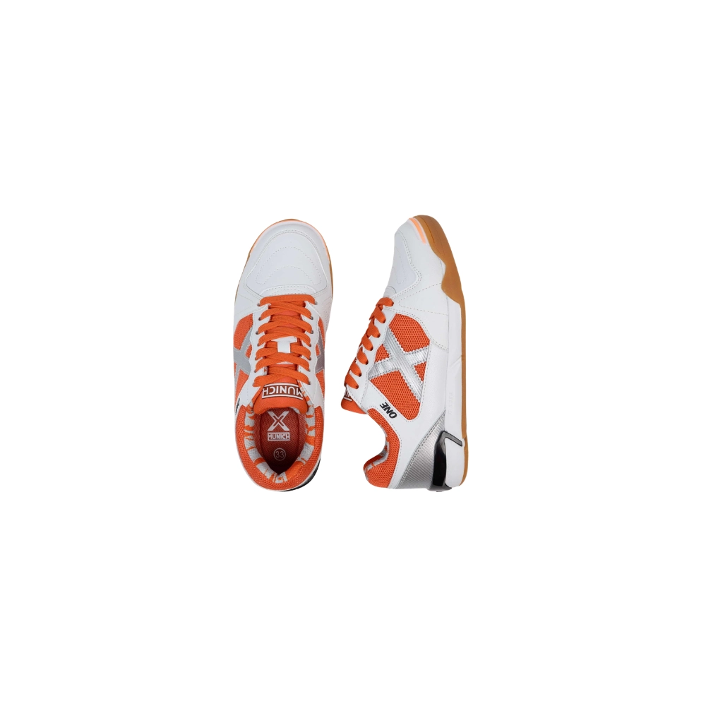 Miniatura 5.0 de Chuteira Futsal One Juvenil Laranja Munich