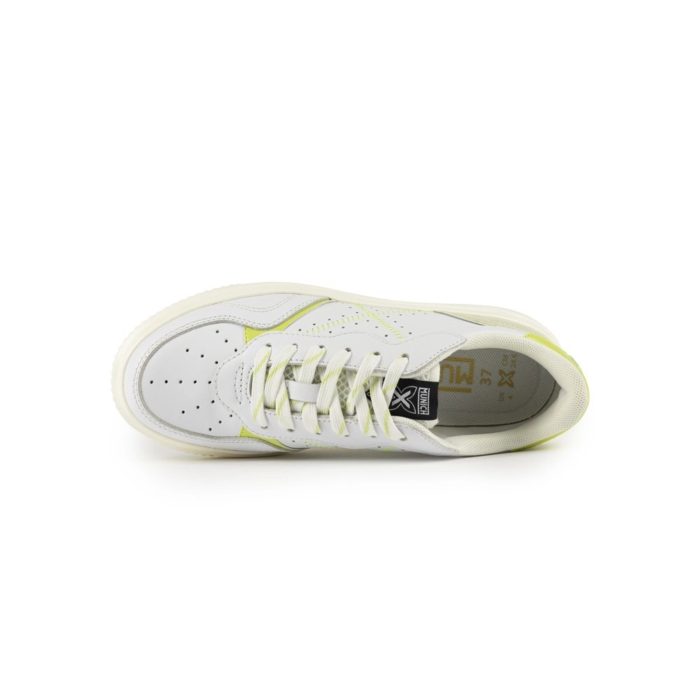 Miniatura 3.0 de T&ecirc;nis Feminino Suggar Branco/Amarelo Munich