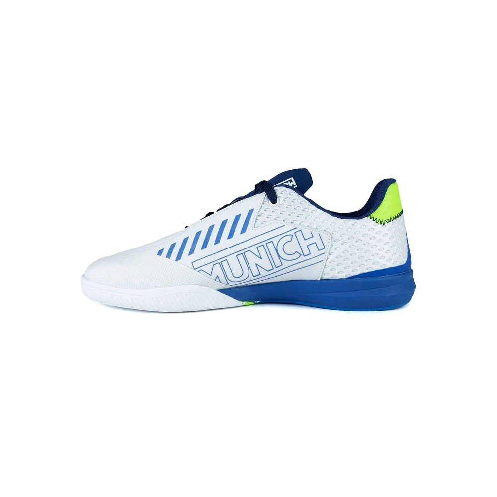 Chuteira Futsal Rondo Branco / Azul