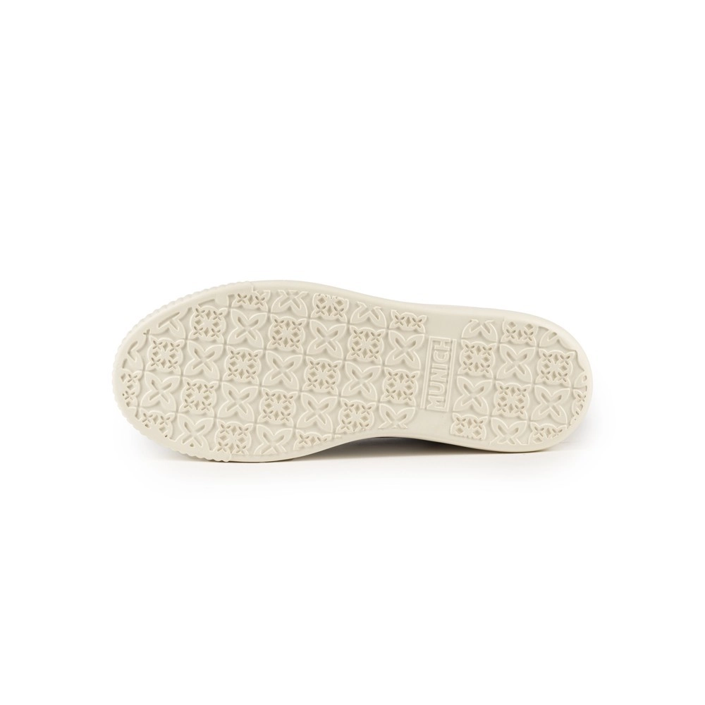 Miniatura 5.0 de T&ecirc;nis Feminino Suggar Branco/Marrom Munich