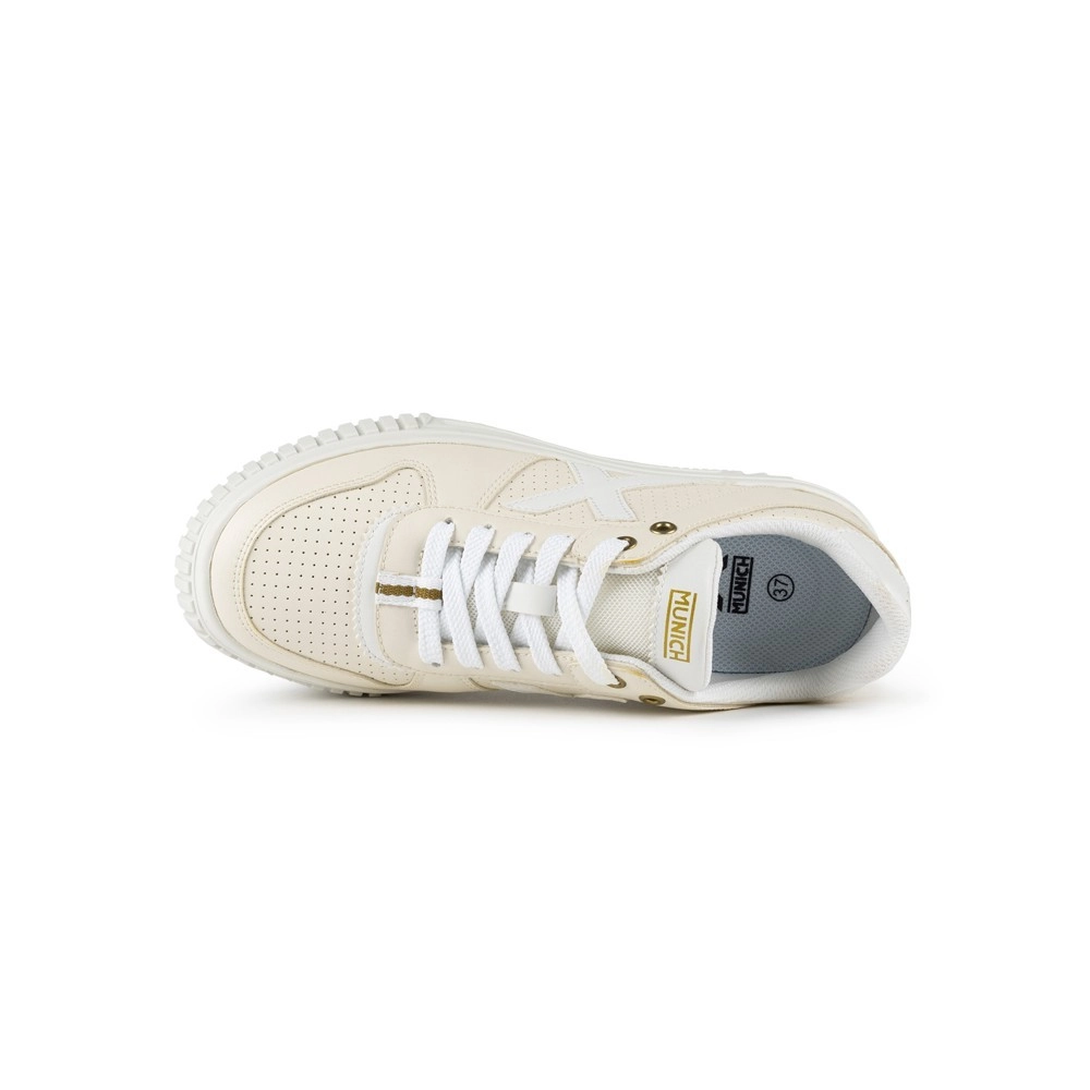 Miniatura 3.0 de T&ecirc;nis Feminino Mina Branco Munich