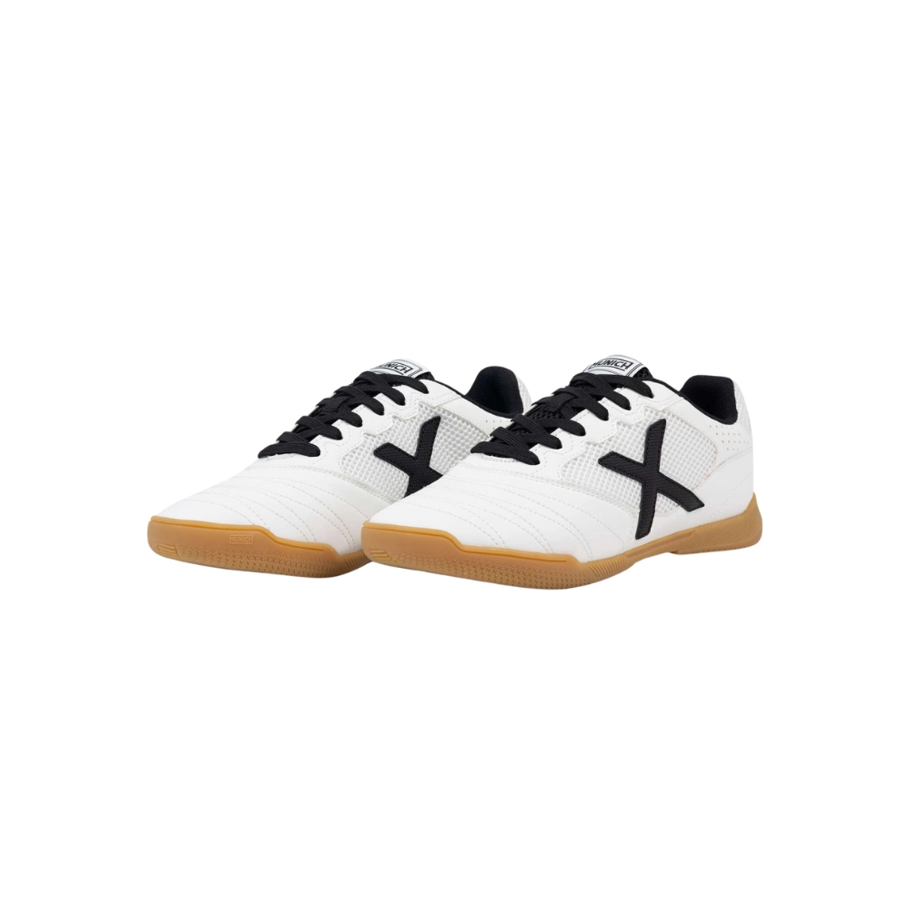 Miniatura 4.0 de Chuteira Futsal Debut Branco/Preto Munich