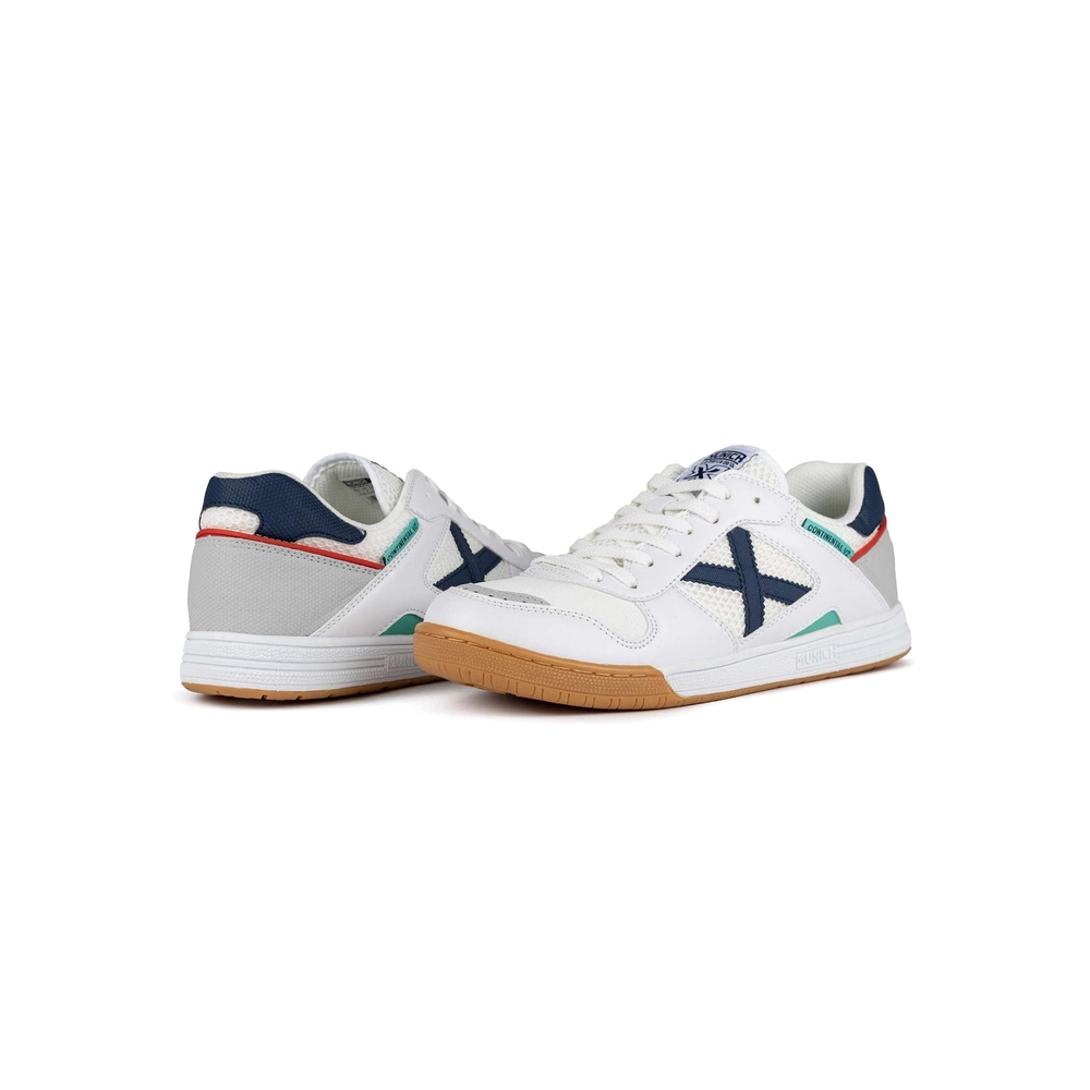 Miniatura 3.0 de Chuteira Futsal Continental V2 Branco Munich