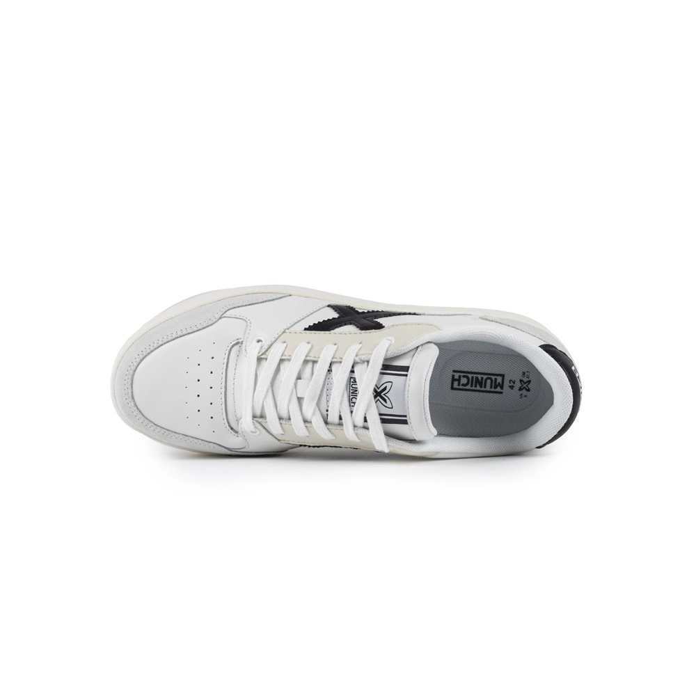 Miniatura 3.0 de T&ecirc;nis Masculino Legit Branco e Preto Munich