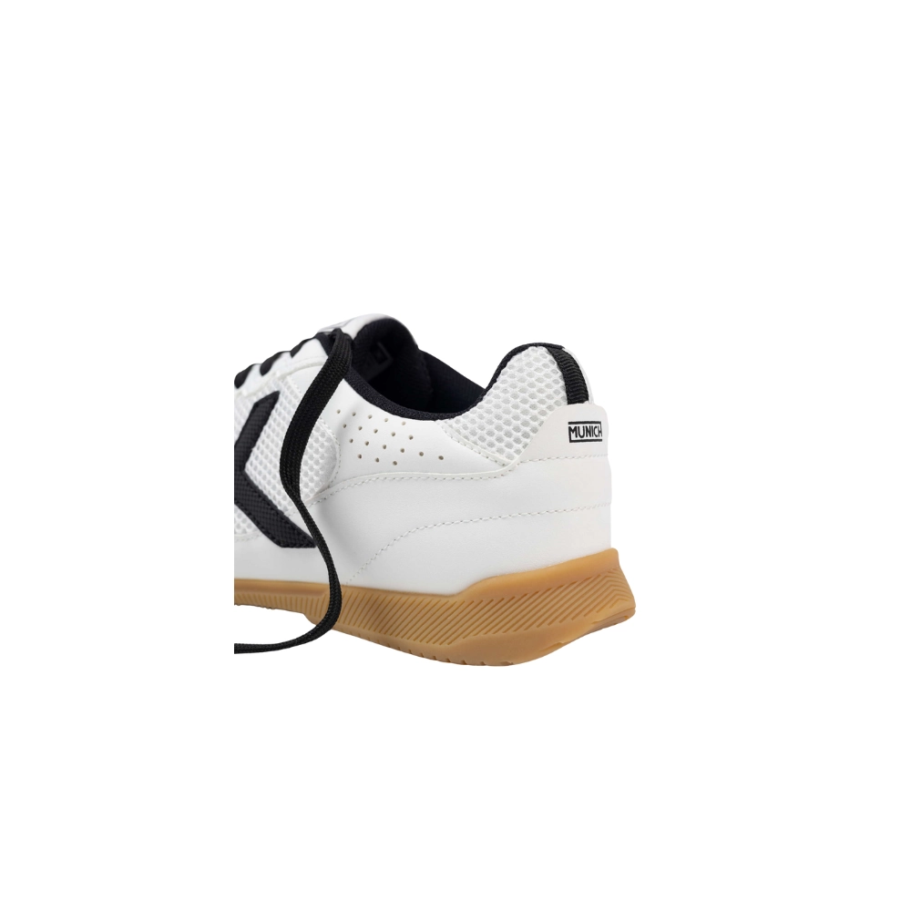 Miniatura 6.0 de Chuteira Futsal Debut Branco/Preto Munich
